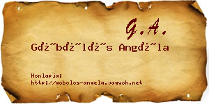 Göbölös Angéla névjegykártya